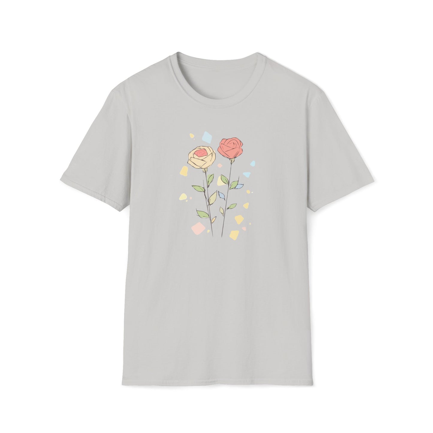 Soft Bloom Roses T-Shirt