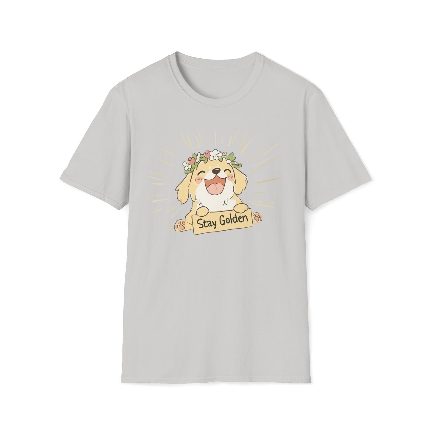Stay Golden Smiling Dog T-Shirt