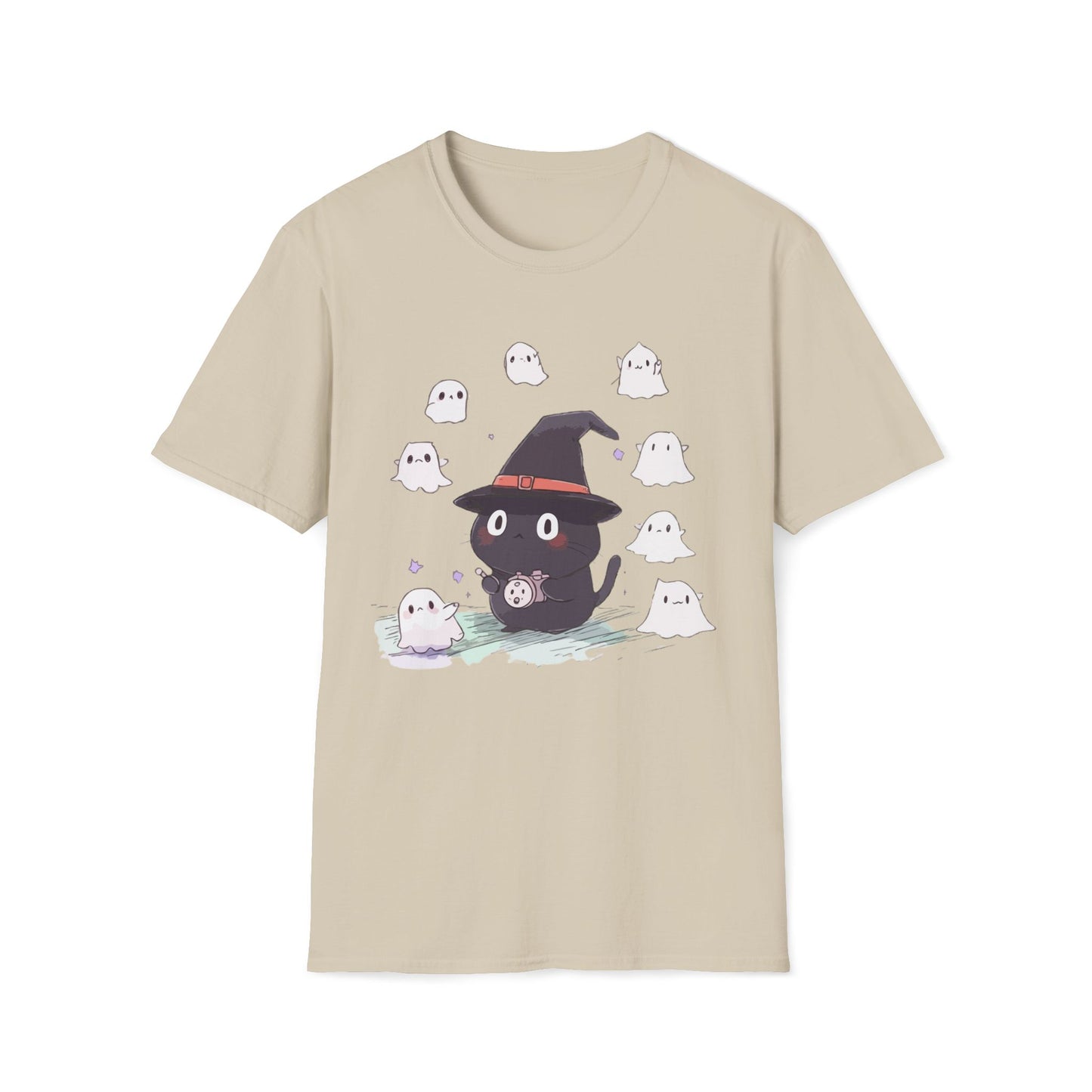 Witchy Cat & Ghost Pals T-Shirt