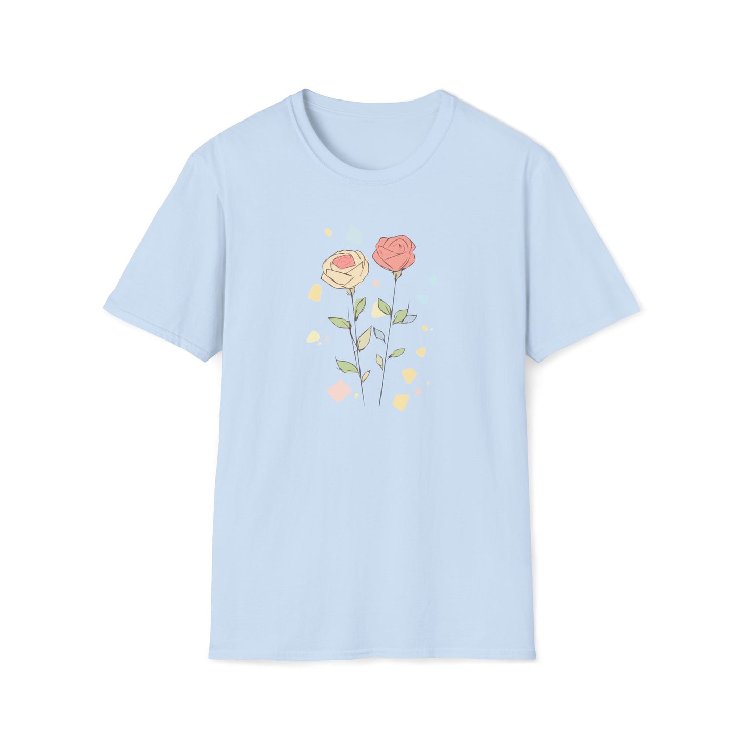 Soft Bloom Roses T-Shirt