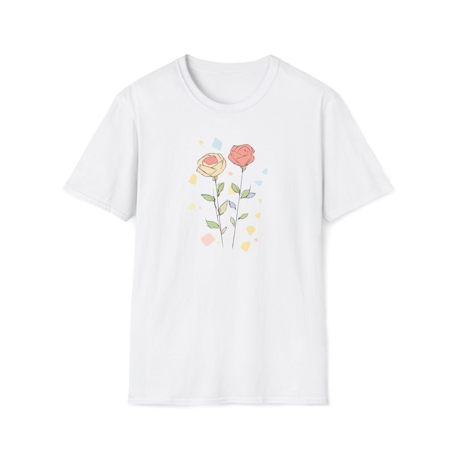 Soft Bloom Roses T-Shirt