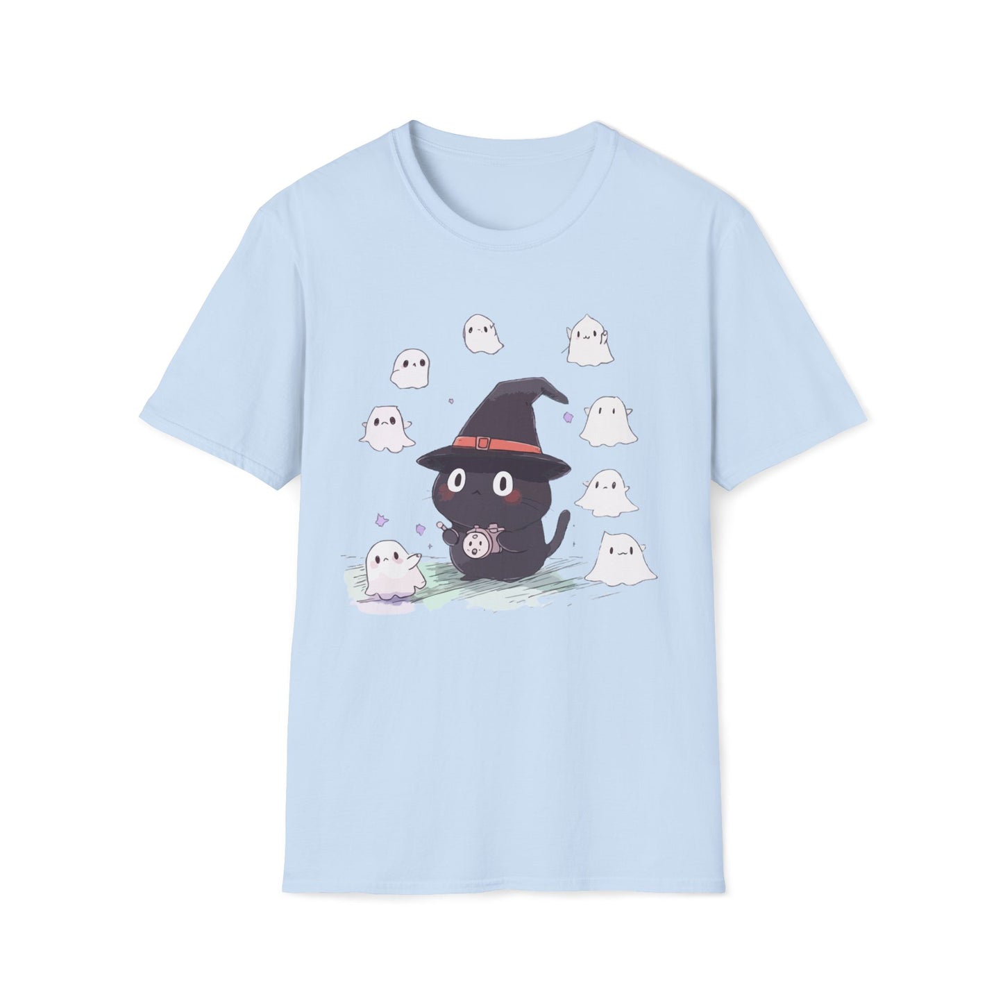 Witchy Cat & Ghost Pals T-Shirt