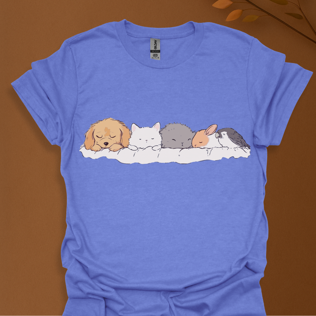 Nap Pack – Cute Sleeping Animals T-Shirt