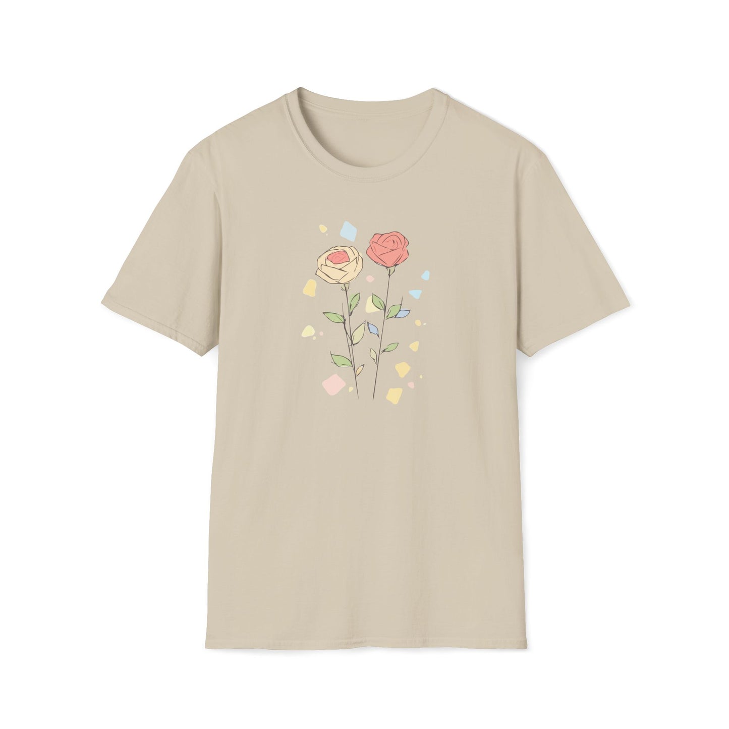 Soft Bloom Roses T-Shirt