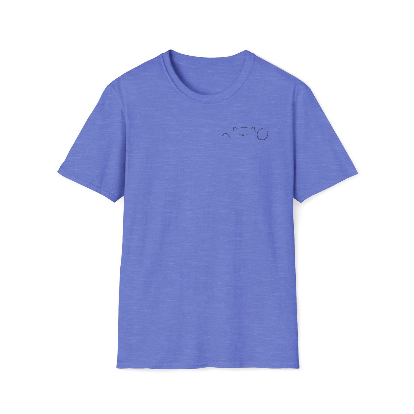 Peekaboo Cat Minimalist T-Shirt