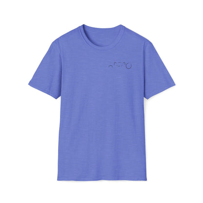 Peekaboo Cat Minimalist T-Shirt