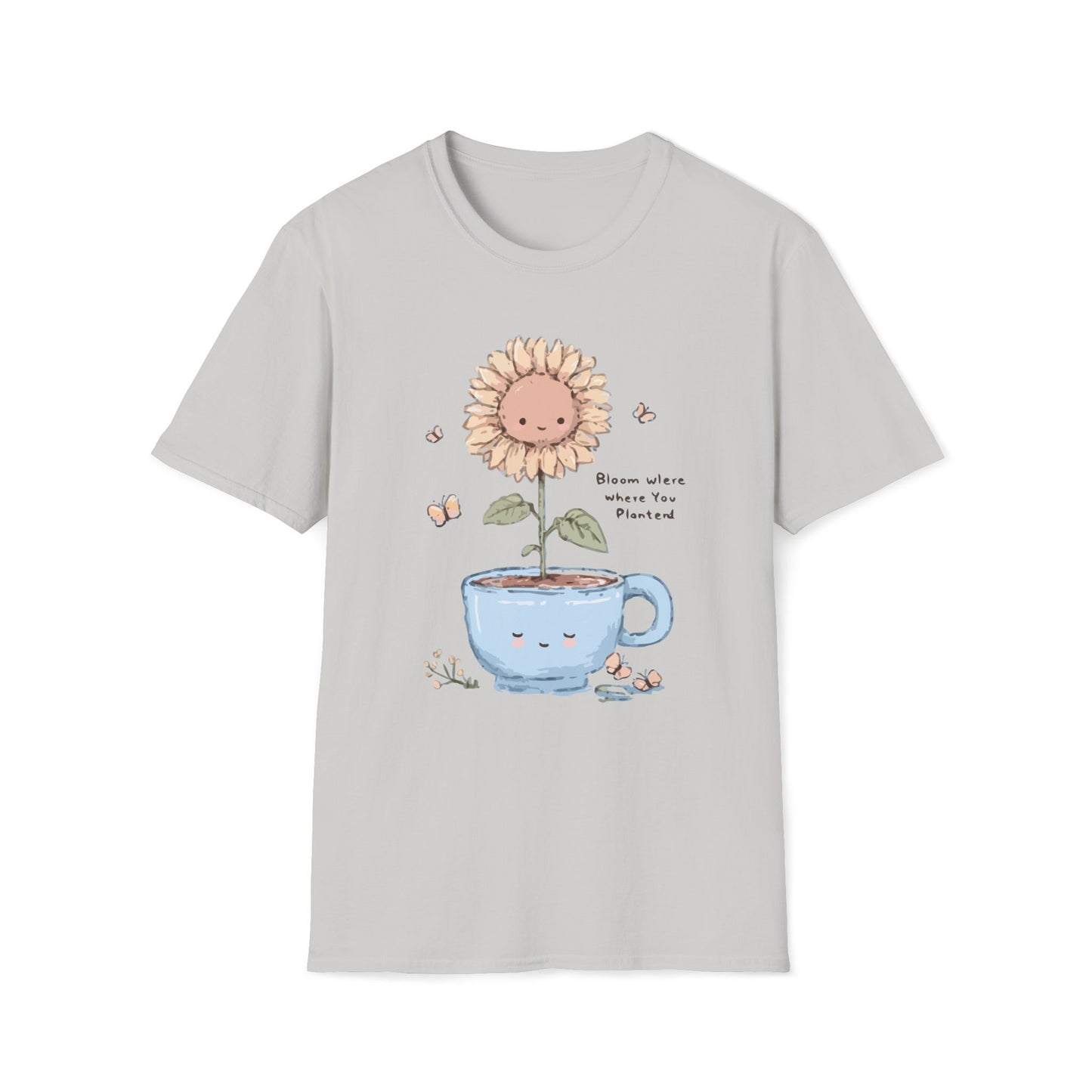 Bloom Where You’re Planted Sunflower Tee