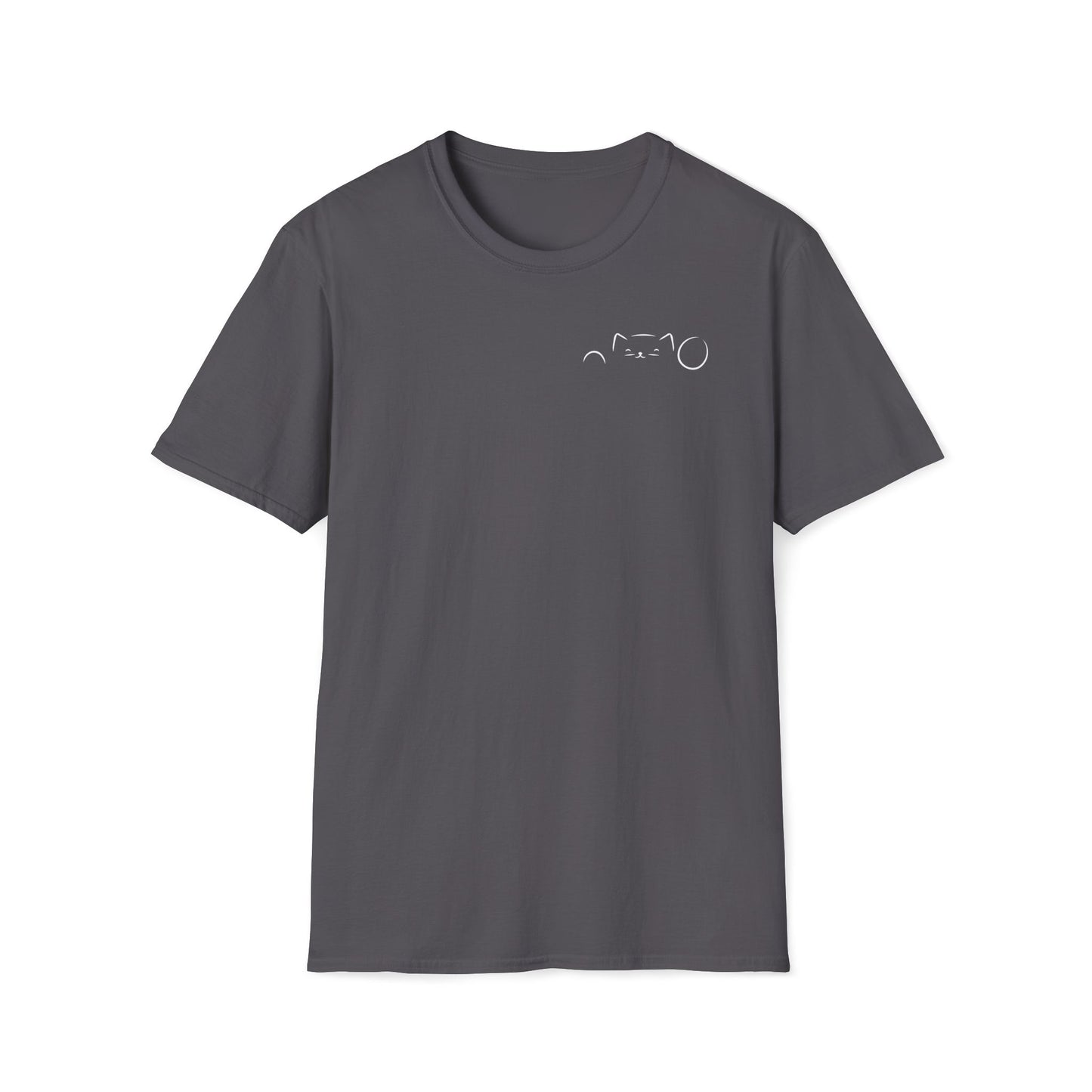 Peekaboo Cat Minimalist T-Shirt
