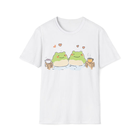 Cute Hot Spring Frogs T-Shirt