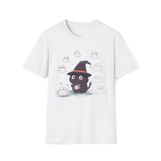 Witchy Cat & Ghost Pals T-Shirt