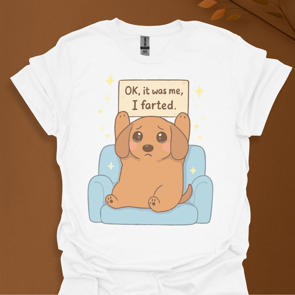 I Farted Dog Confession T-Shirt