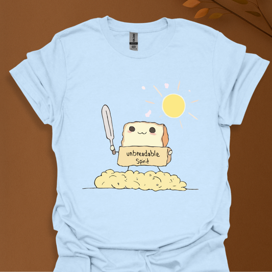 Unbreadable Spirit – Funny Bread Warrior T-Shirt