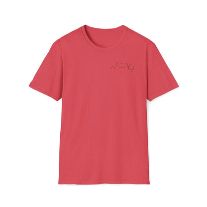 Peekaboo Cat Minimalist T-Shirt