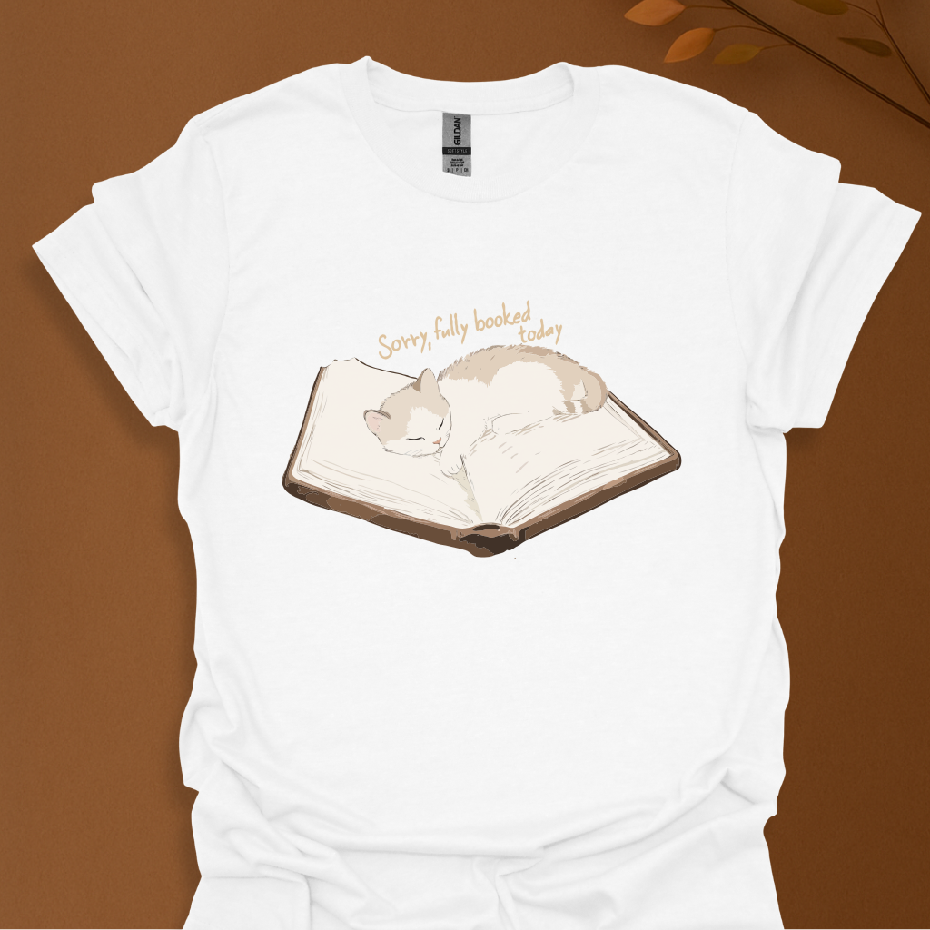 Fully Booked Cat T-Shirt