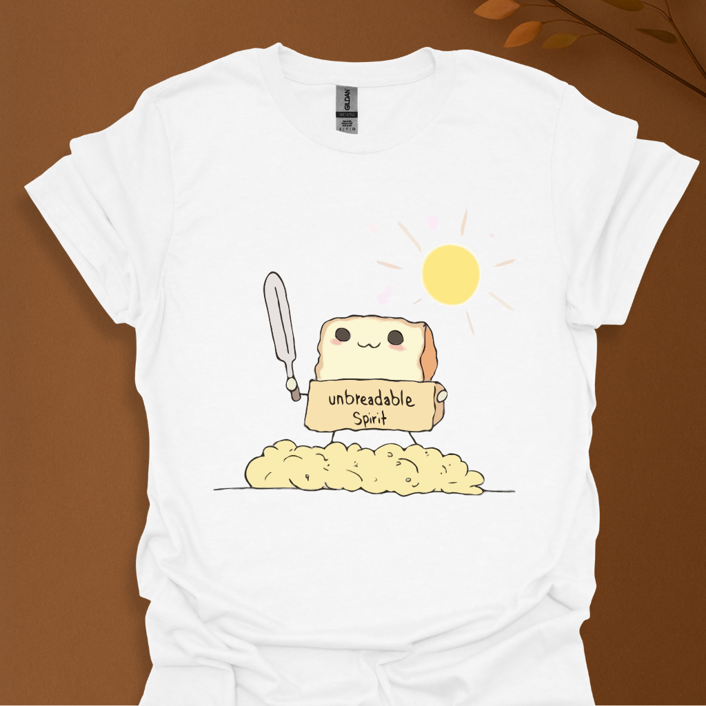 Unbreadable Spirit – Funny Bread Warrior T-Shirt