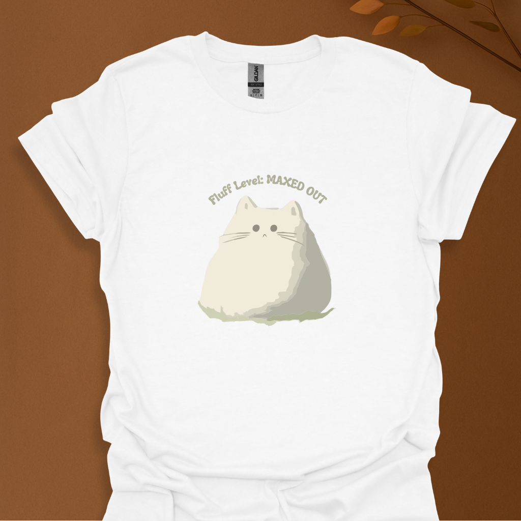 Fluff Level Maxed Out Cat T-Shirt