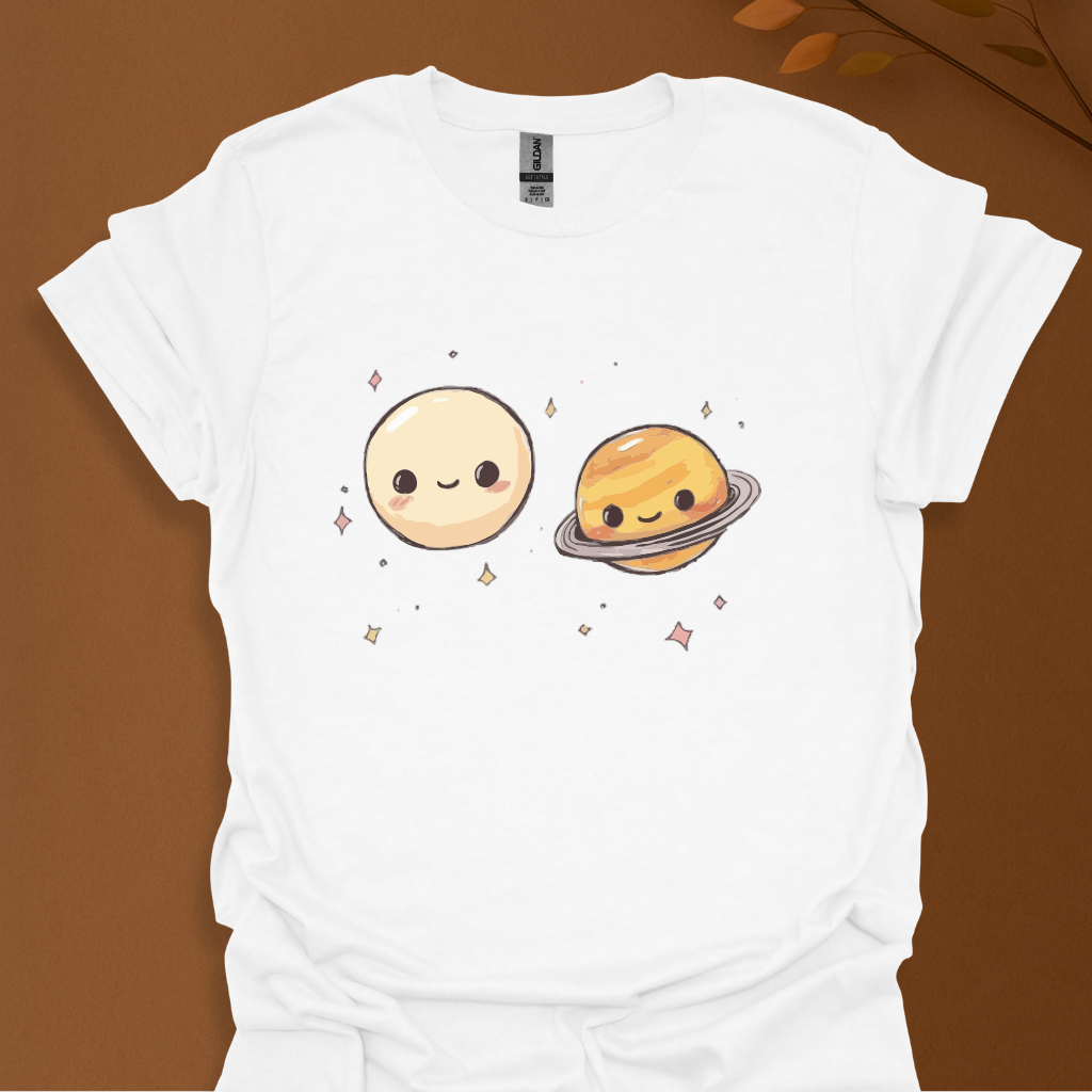 Kawaii Planet Pair T-Shirt