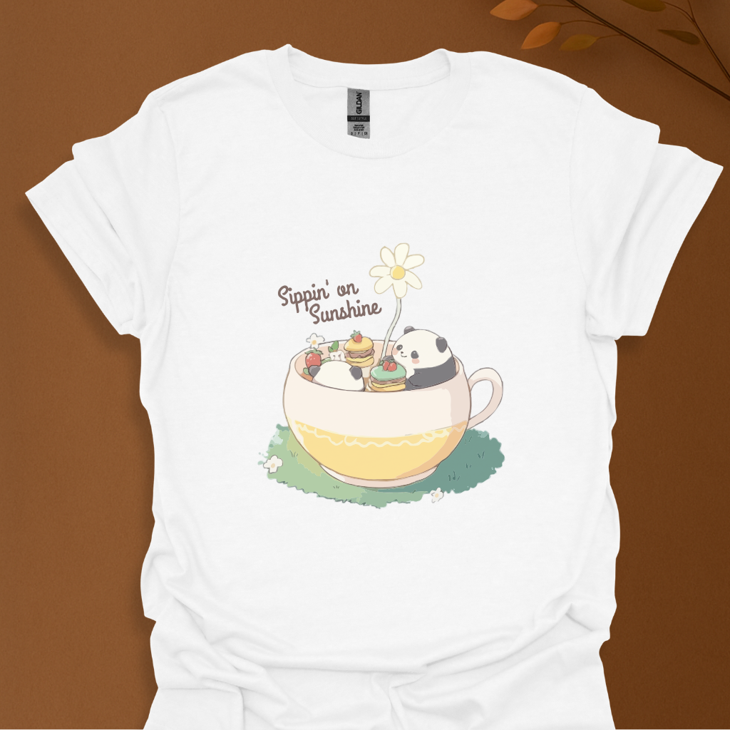 Sippin’ on Sunshine Panda T-Shirt