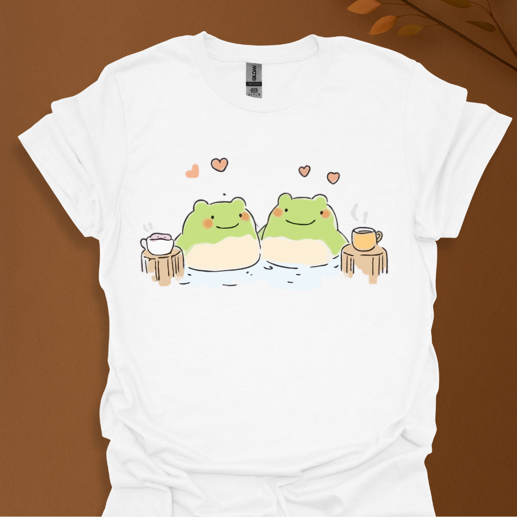 Cute Hot Spring Frogs T-Shirt