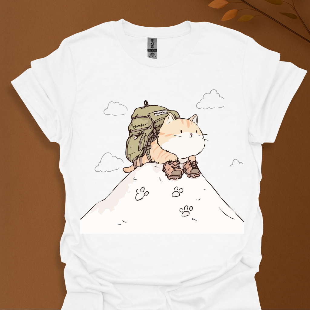 Meowntain Climber – Adventure Cat T-Shirt