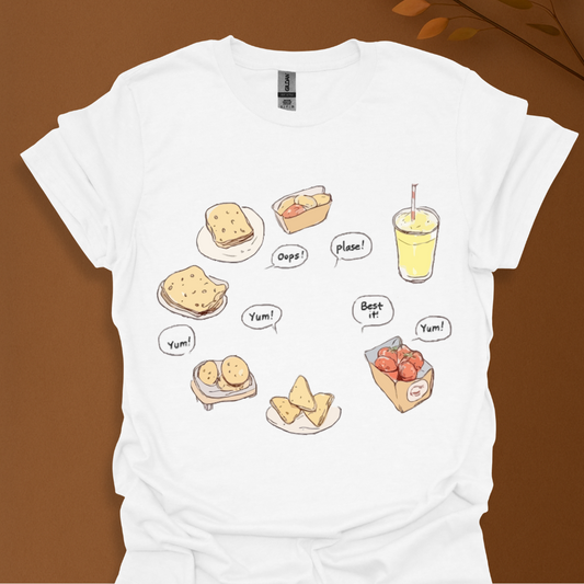 Snack Talk Cute Food T-Shirt