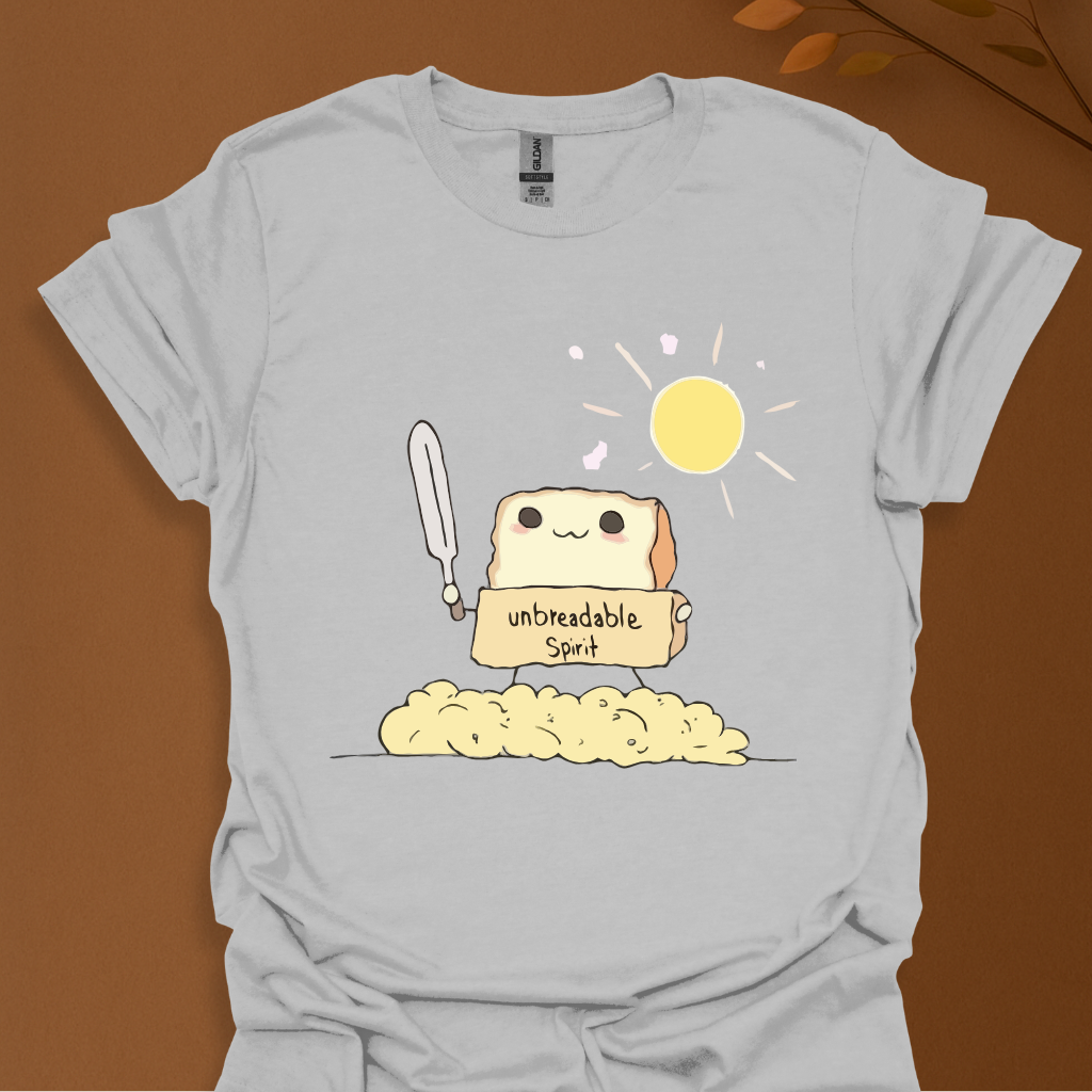 Unbreadable Spirit – Funny Bread Warrior T-Shirt