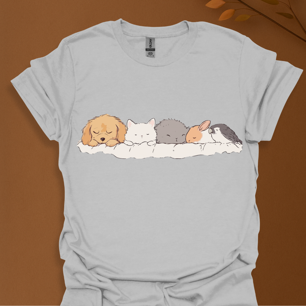Nap Pack – Cute Sleeping Animals T-Shirt