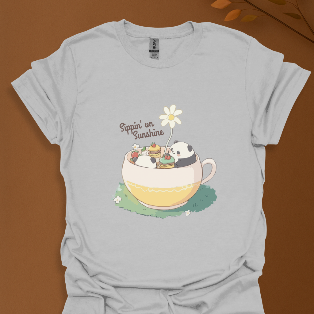 Sippin’ on Sunshine Panda T-Shirt