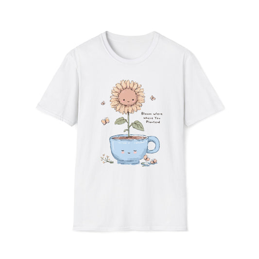 Bloom Where You’re Planted Sunflower Tee