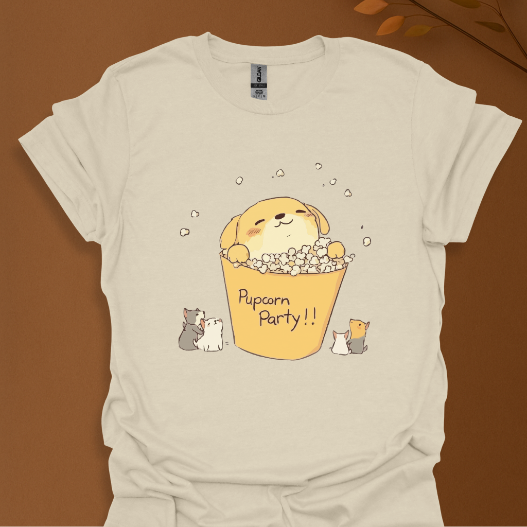 Pupcorn Party T-Shirt