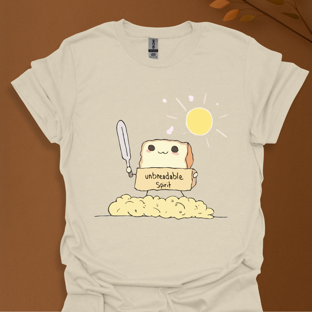Unbreadable Spirit – Funny Bread Warrior T-Shirt