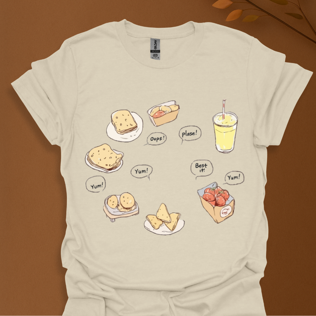 Snack Talk Cute Food T-Shirt