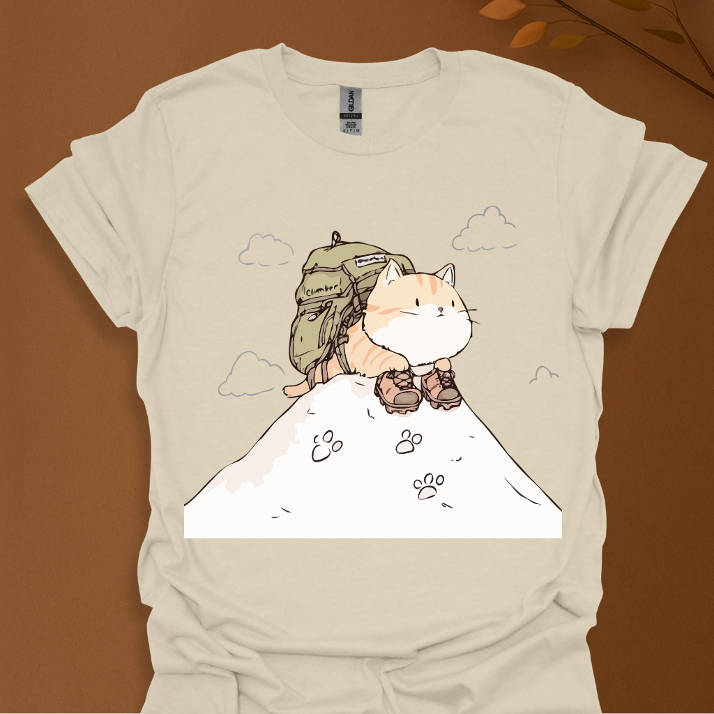 Meowntain Climber – Adventure Cat T-Shirt