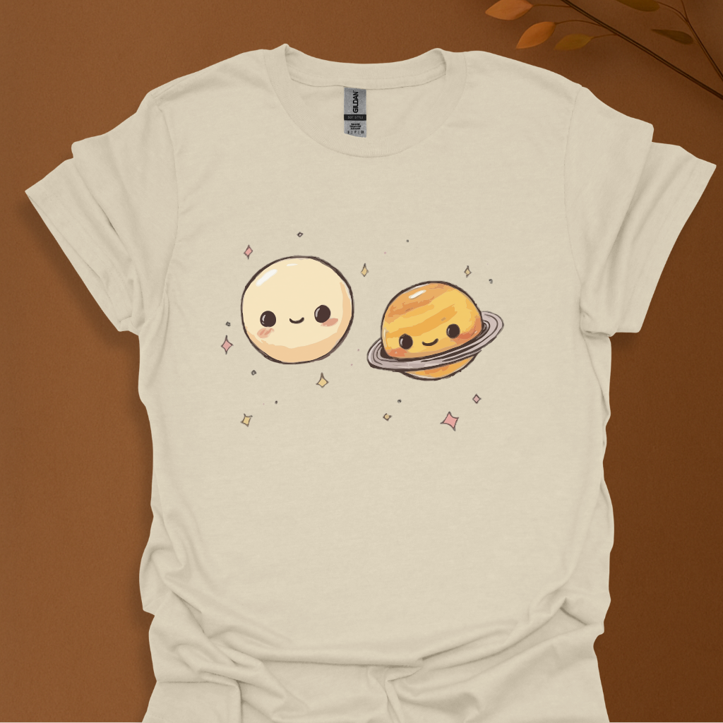 Kawaii Planet Pair T-Shirt