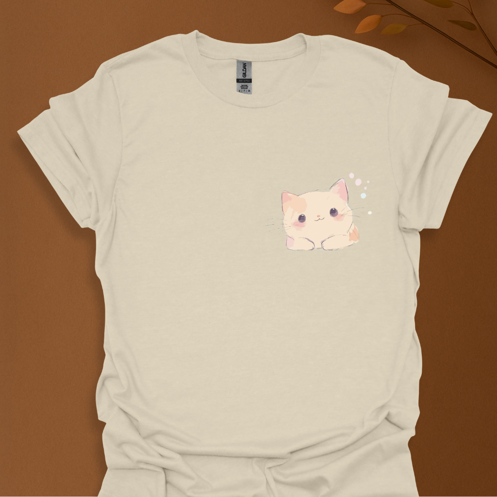 Tiny Meow – Minimalist Cute Cat T-Shirt