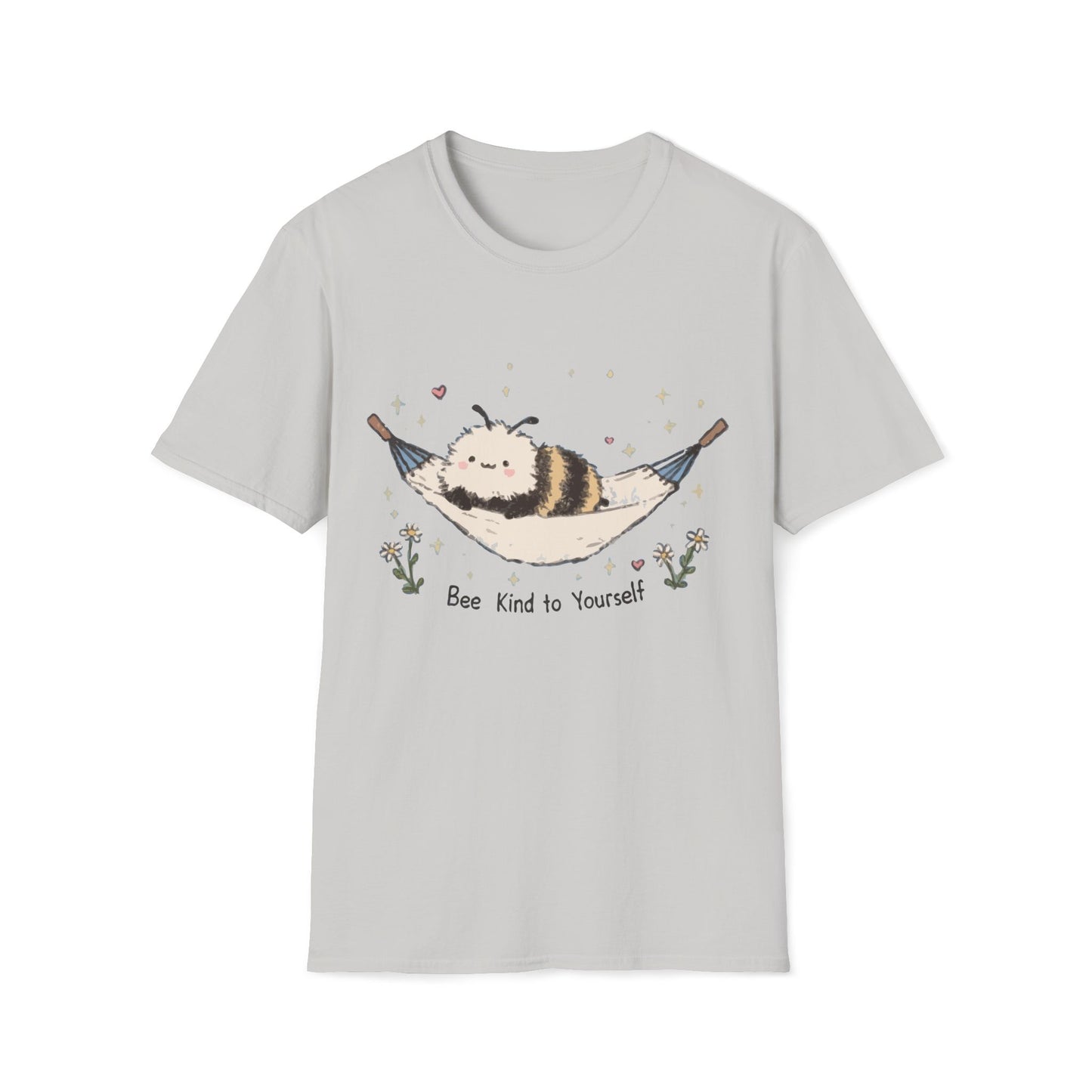 Pastel Bumblebee T-Shirt - Bee Kind to Yourself Design