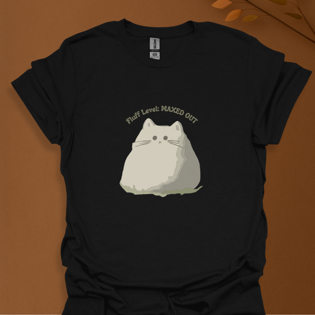 Fluff Level Maxed Out Cat T-Shirt