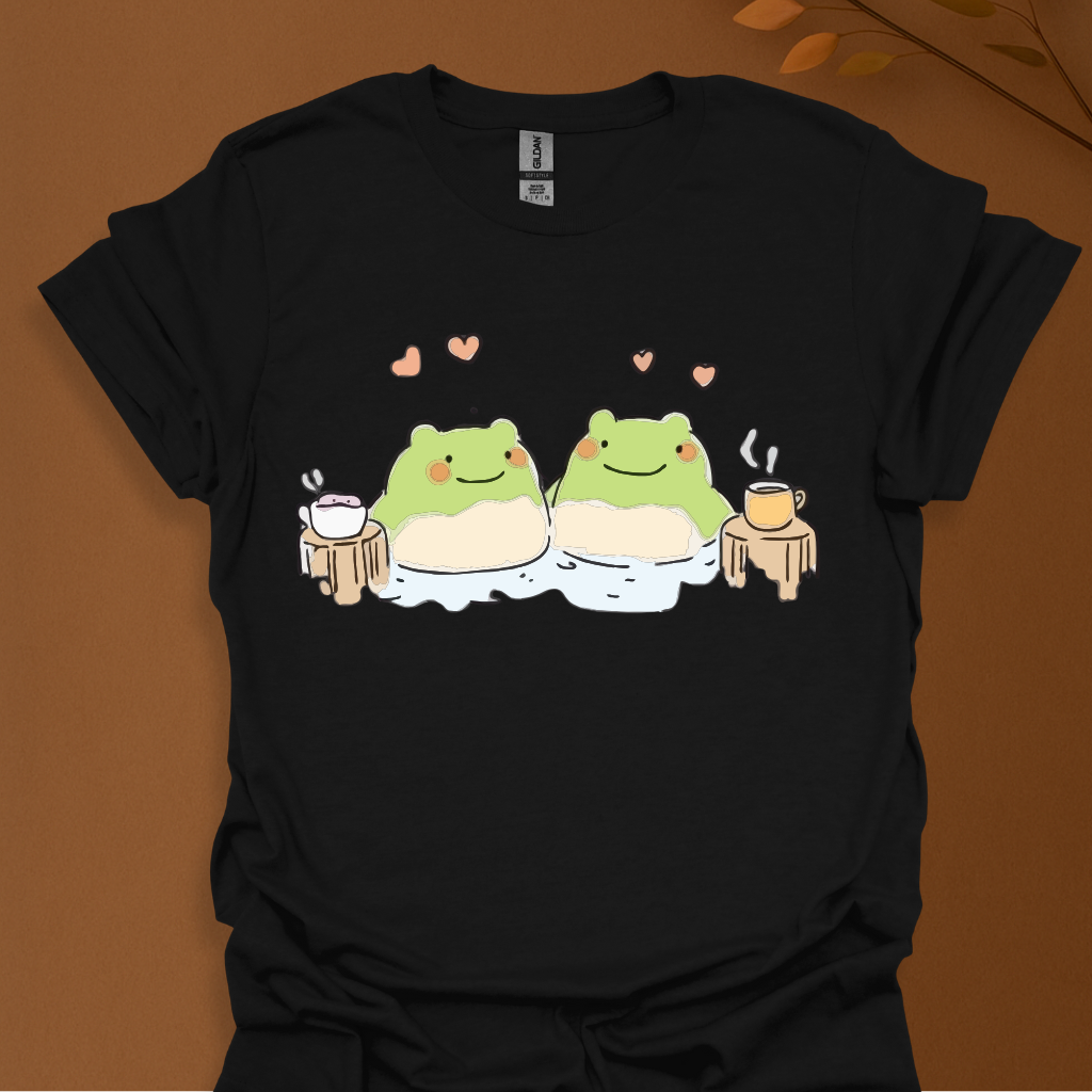 Cute Hot Spring Frogs T-Shirt