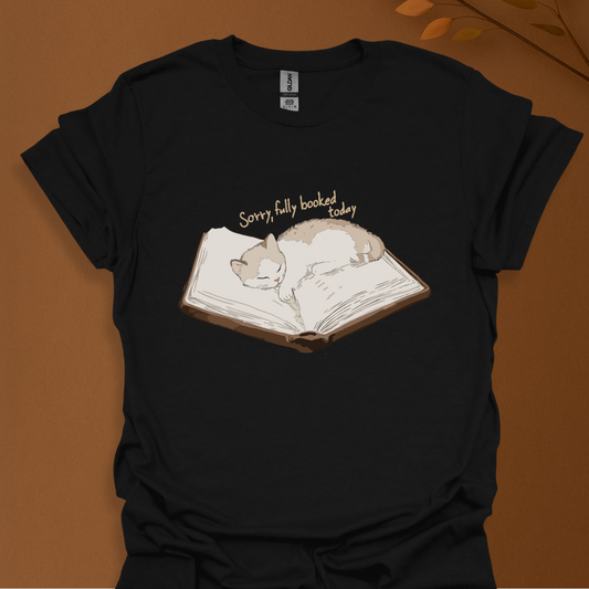Fully Booked Cat T-Shirt