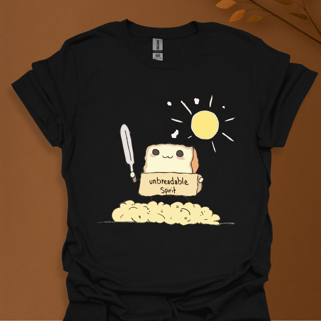 Unbreadable Spirit – Funny Bread Warrior T-Shirt