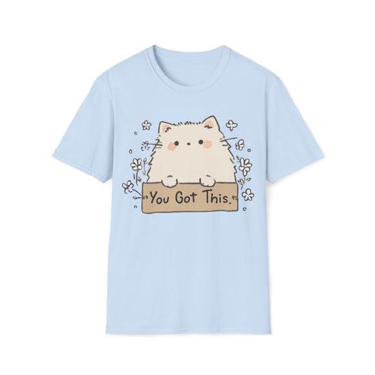 You Got This – Cute Cat Motivation T-Shirt