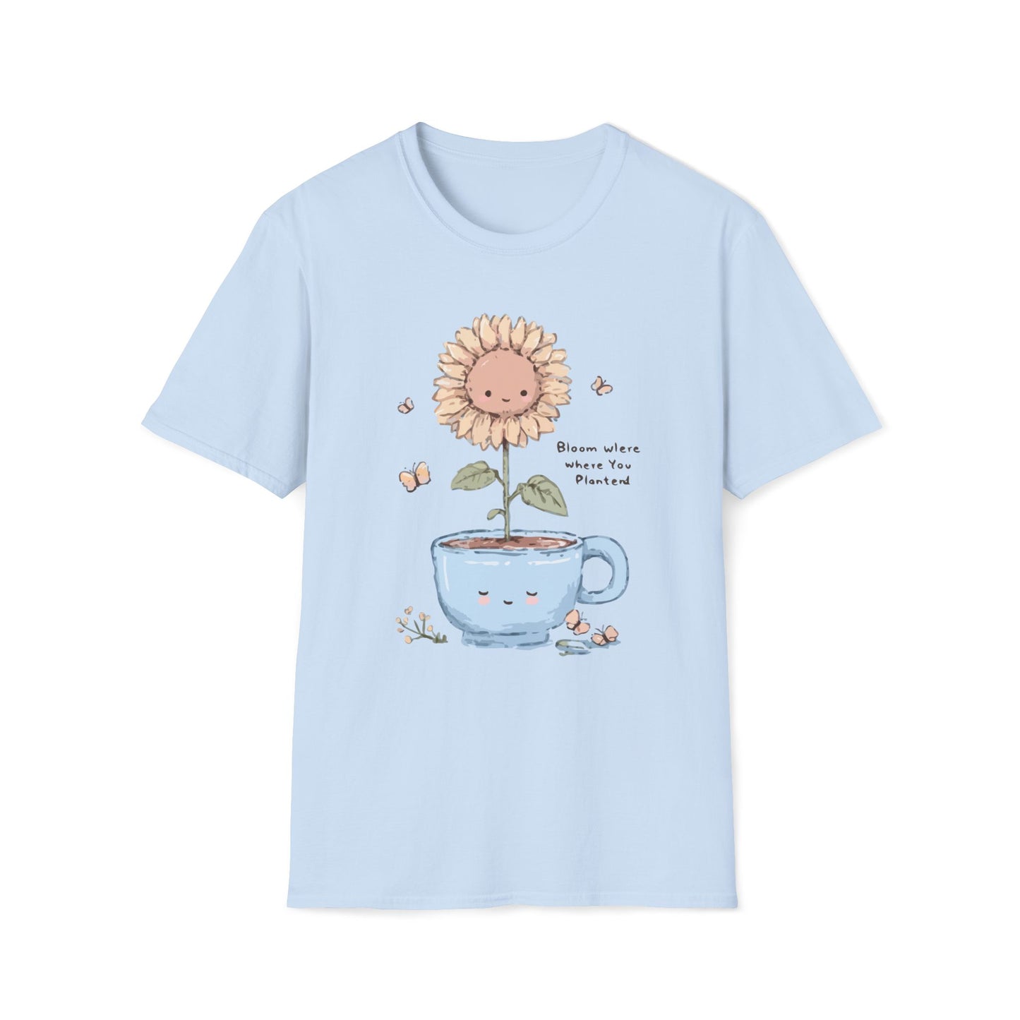 Bloom Where You’re Planted Sunflower Tee