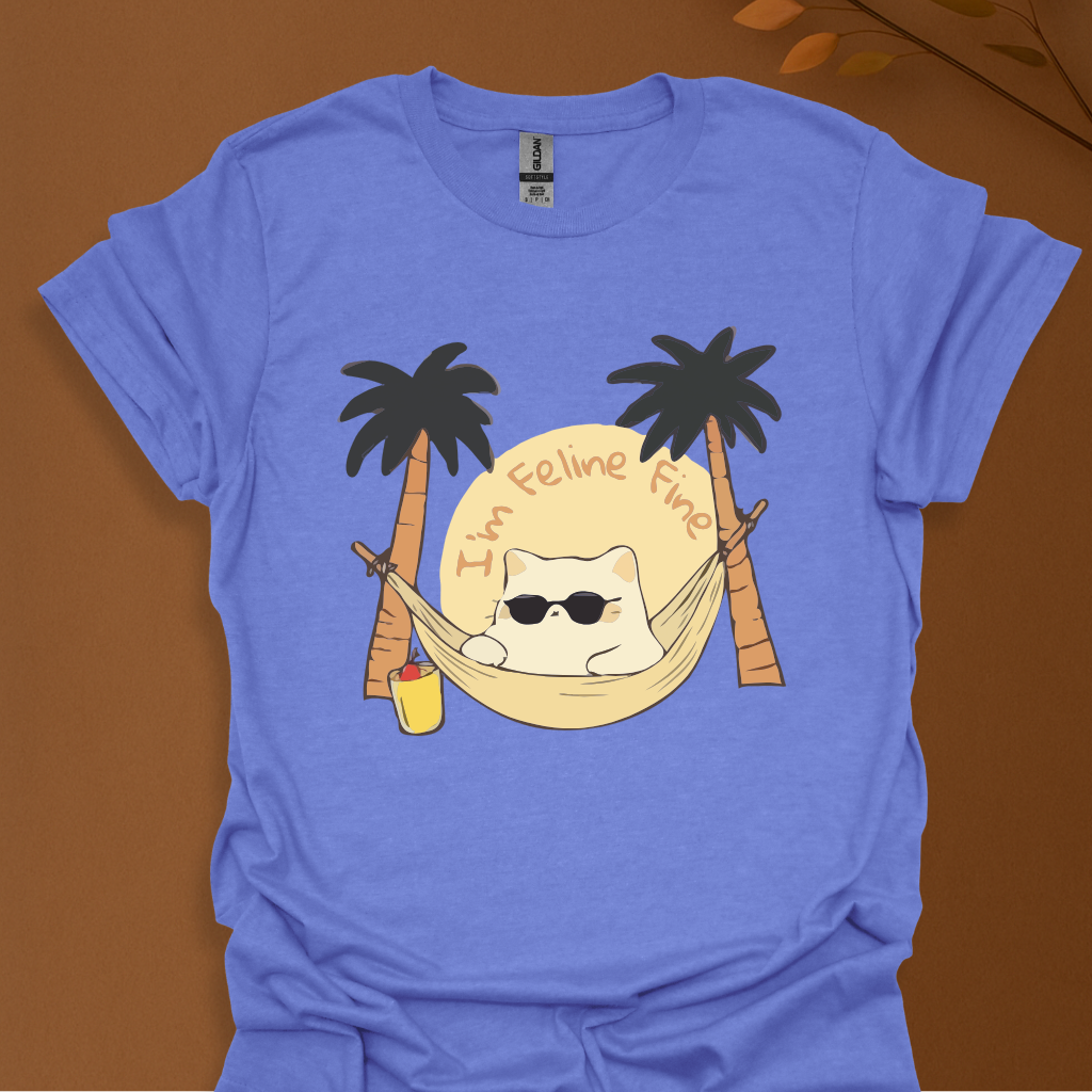 Feline Fine Summer Vibes T-Shirt