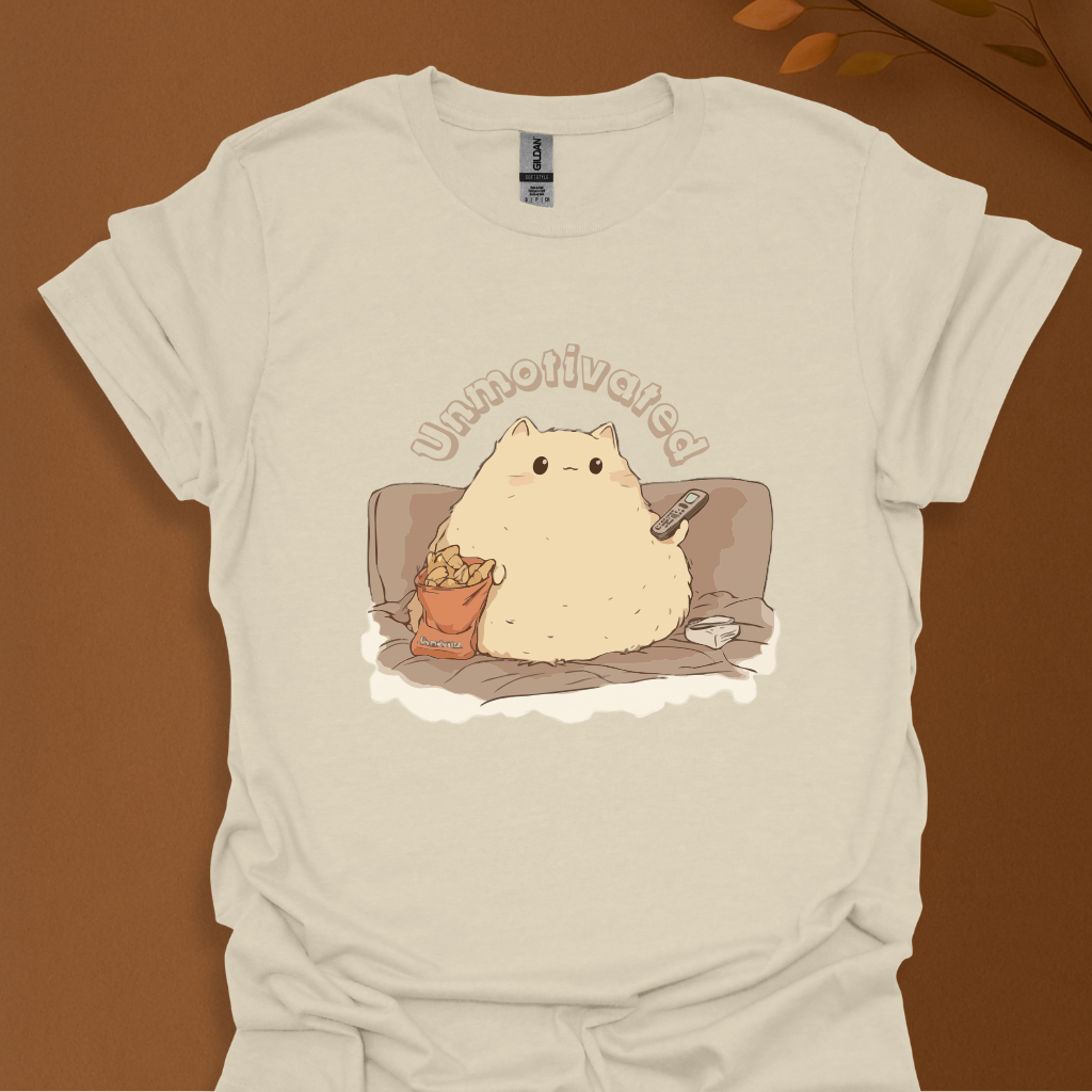 Unmotivated Cat T-Shirt