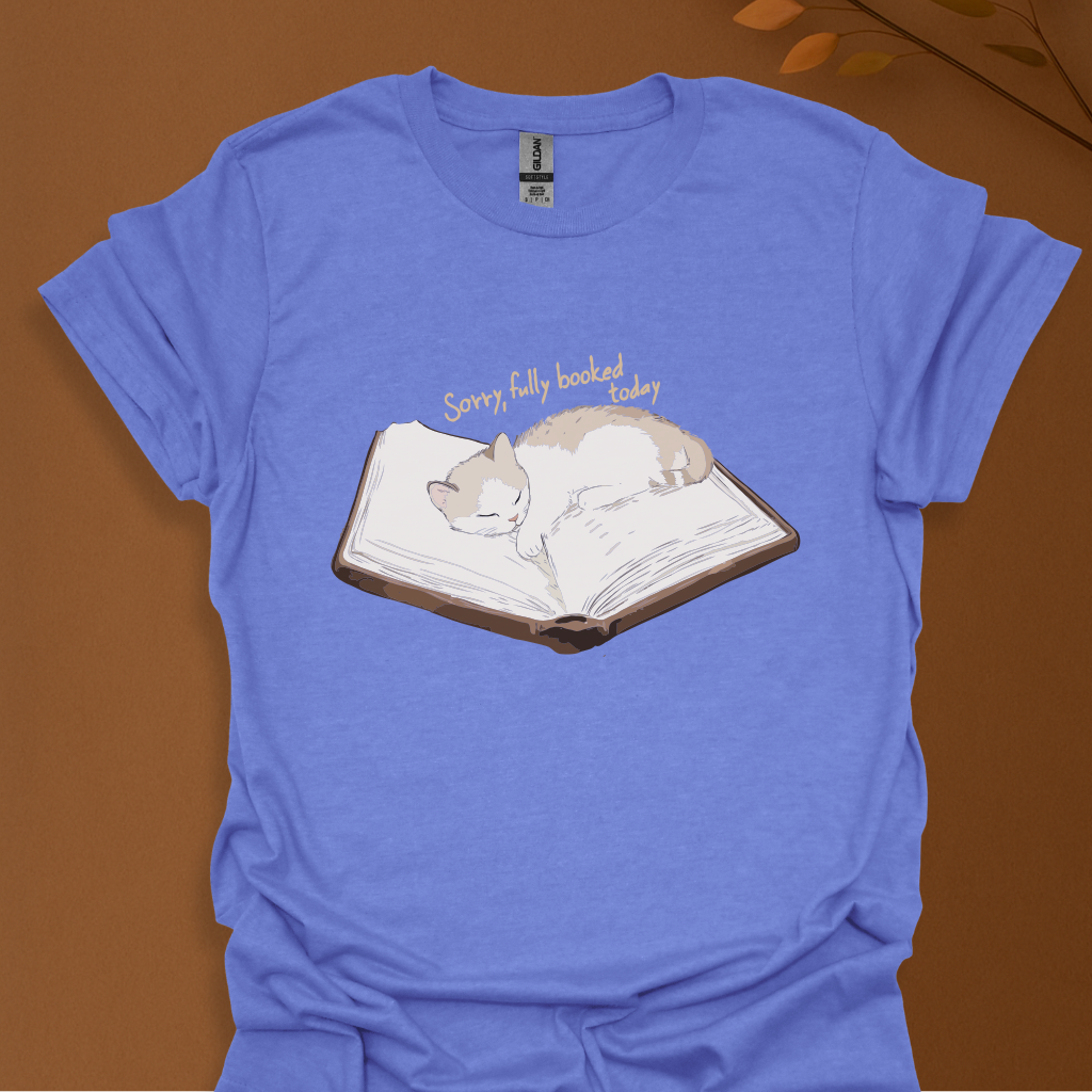 Fully Booked Cat T-Shirt