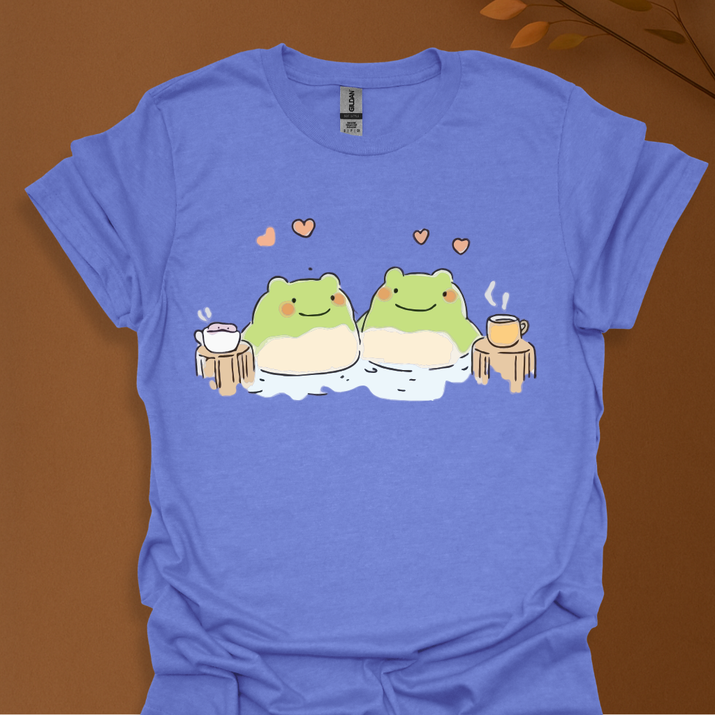 Cute Hot Spring Frogs T-Shirt