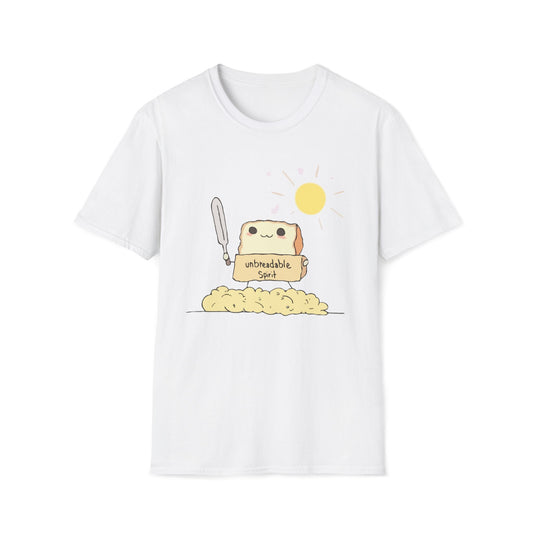 Unbreadable Spirit – Funny Bread Warrior T-Shirt