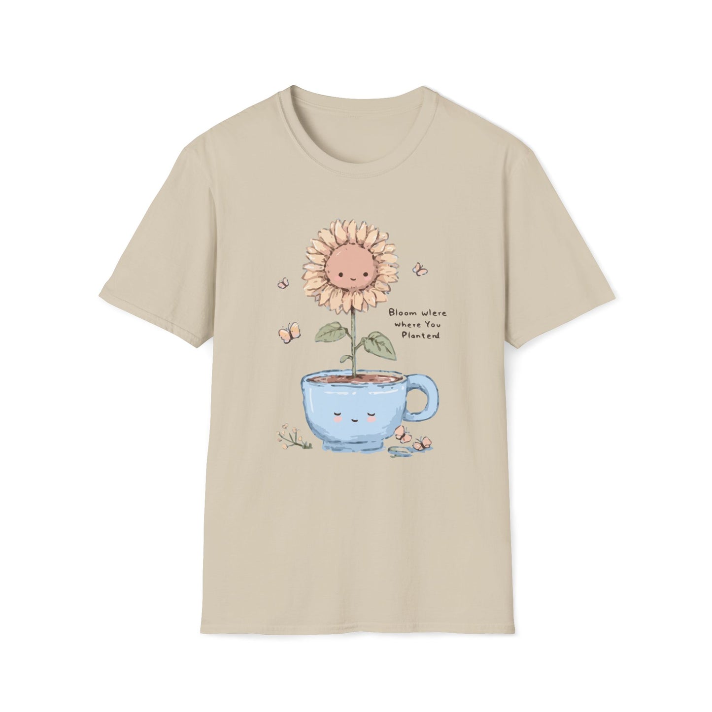 Bloom Where You’re Planted Sunflower Tee