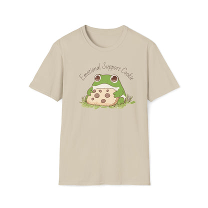 Emotional Support Cookie Frog T-Shirt